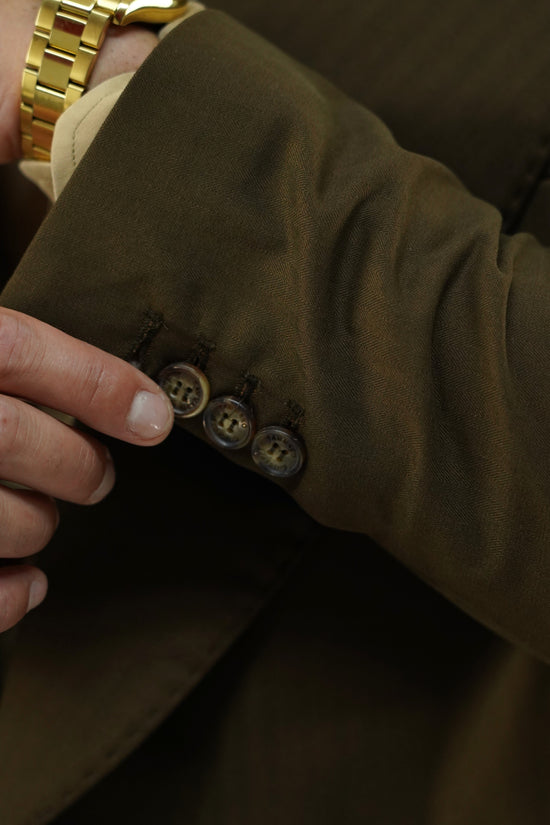 Abito Extensive doppiopetto petto a lancia colore cubano