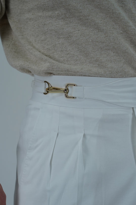 Gurkha royal Santorini Bianco con gancio oro