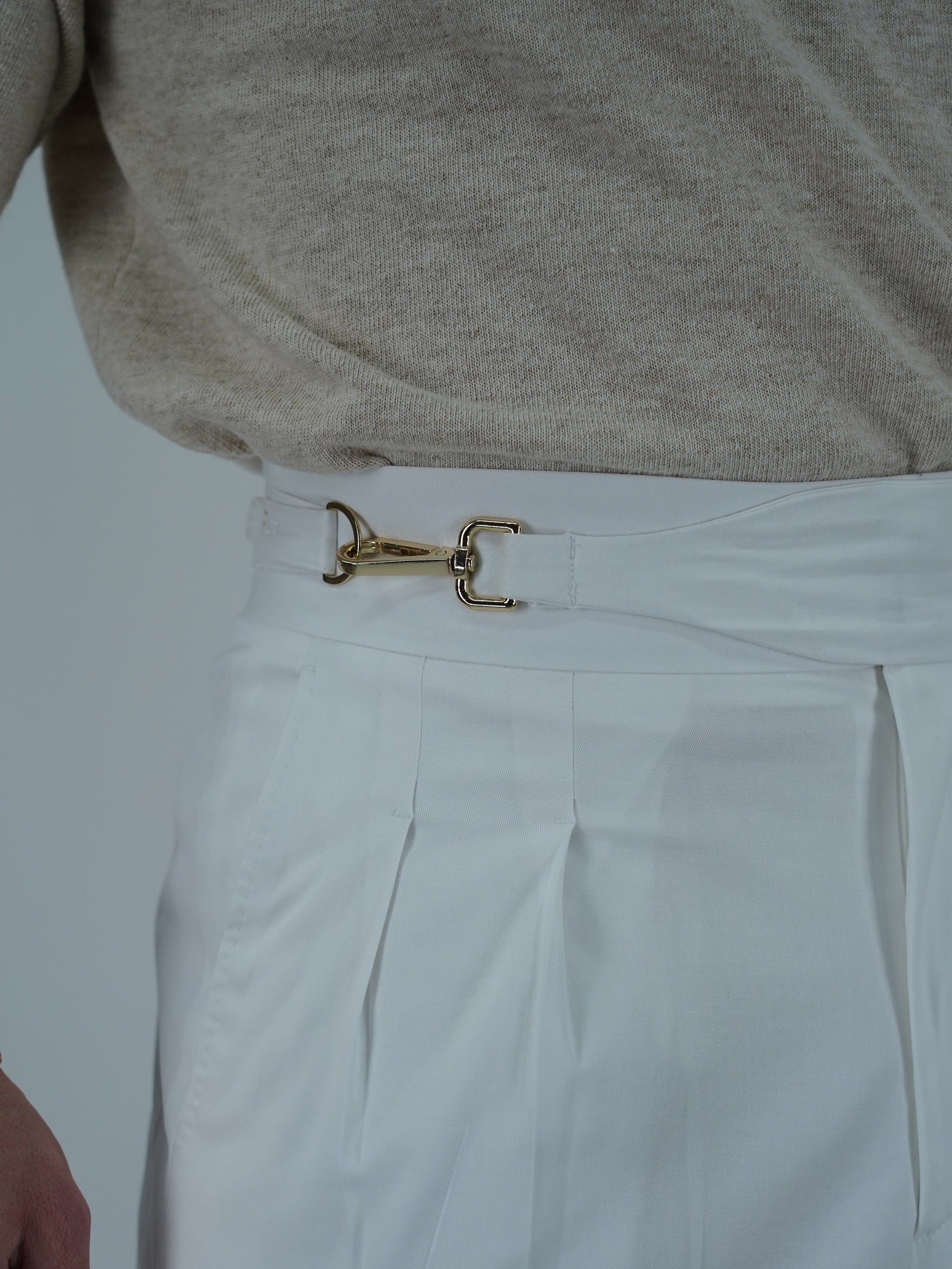 Gurkha royal Santorini Bianco con gancio oro