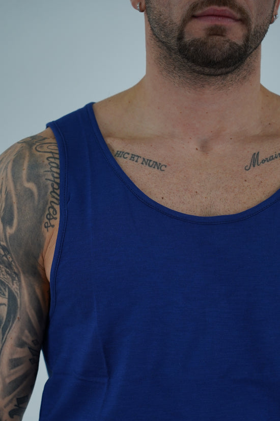 Canotta Napoli blu intenso