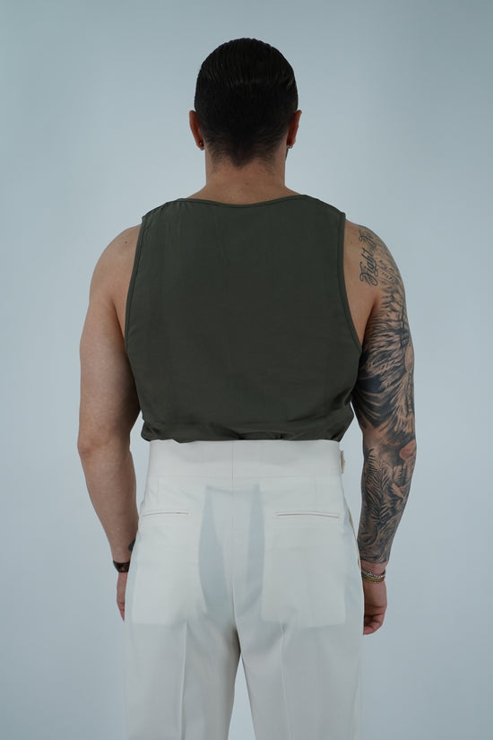 Canotta Napoli verde militare