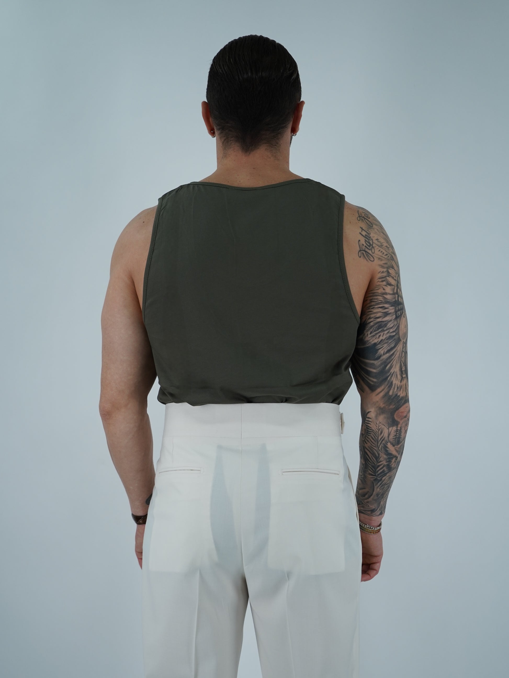 Canotta Napoli verde militare