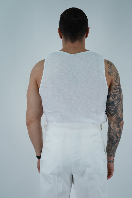 Canotta Napoli bianca