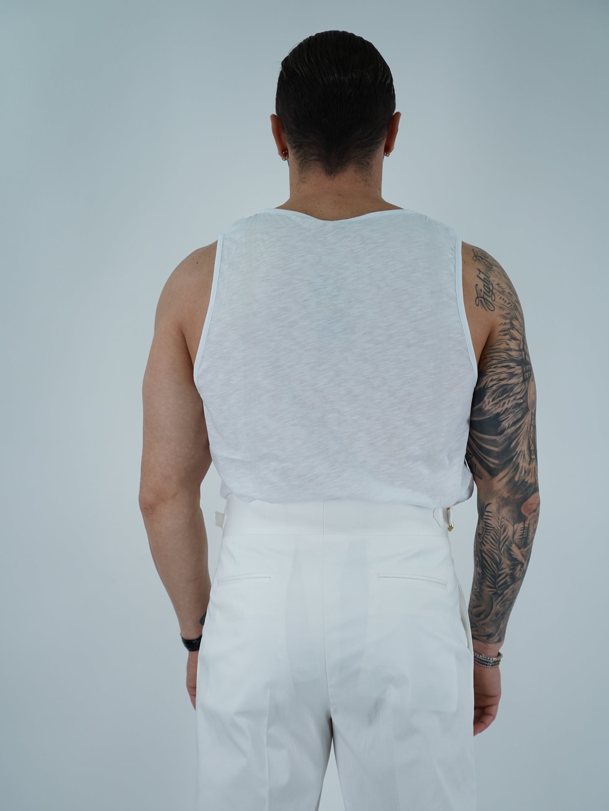 Canotta Napoli bianca