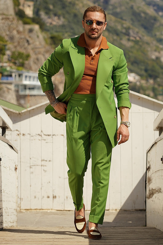 Abito Extensive Doppiopetto verde trifoglio