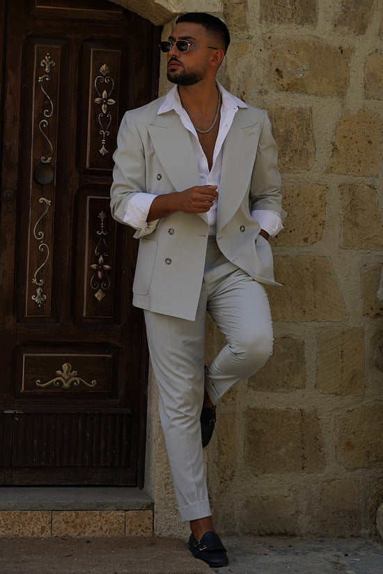 Abito Extensive Doppiopetto Perla