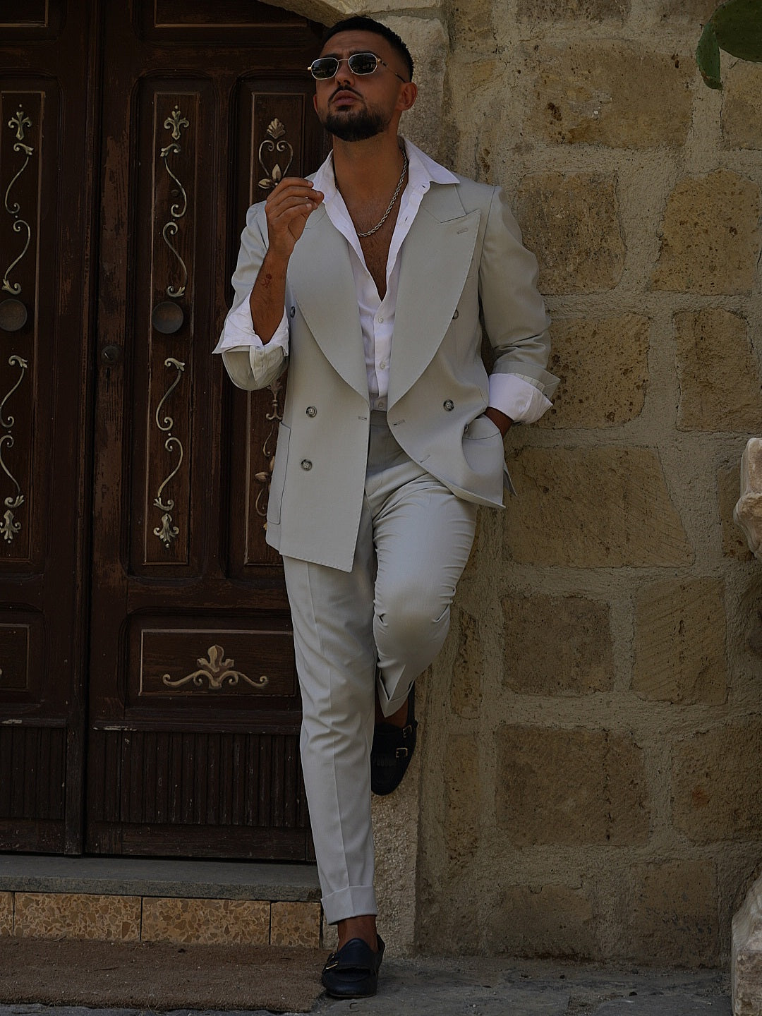 Abito Extensive Doppiopetto Perla