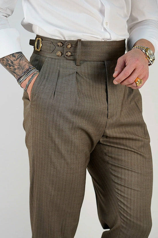 Abito Extensive doppiopetto petto a lancia moro