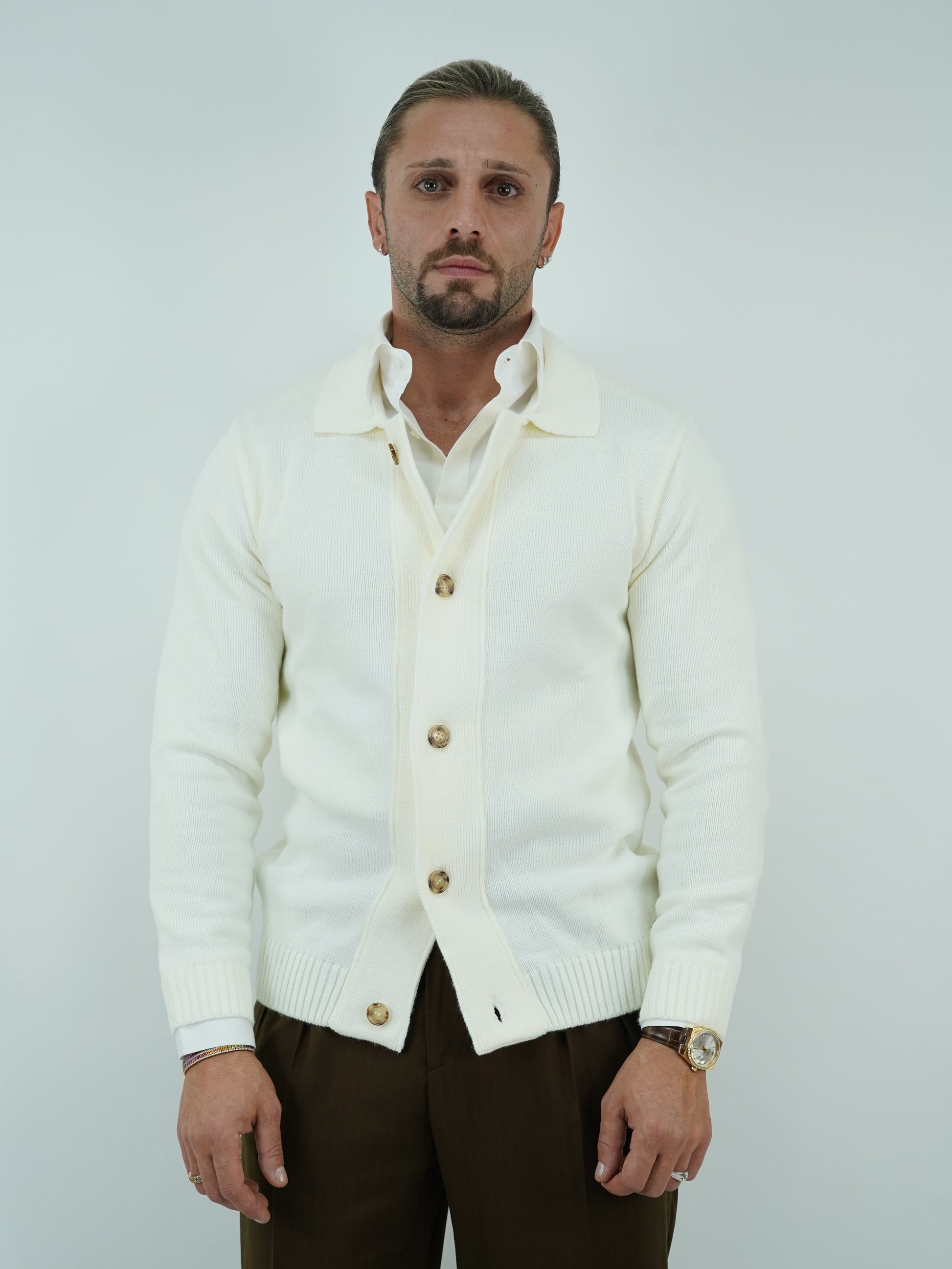 Cardigan Panna in lana