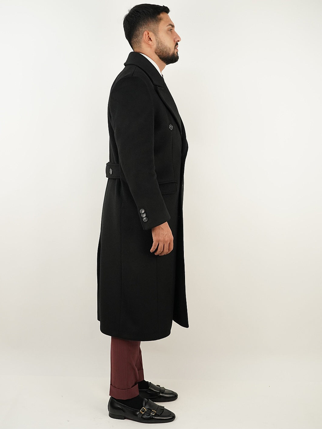 Cappotto Raglan Nero