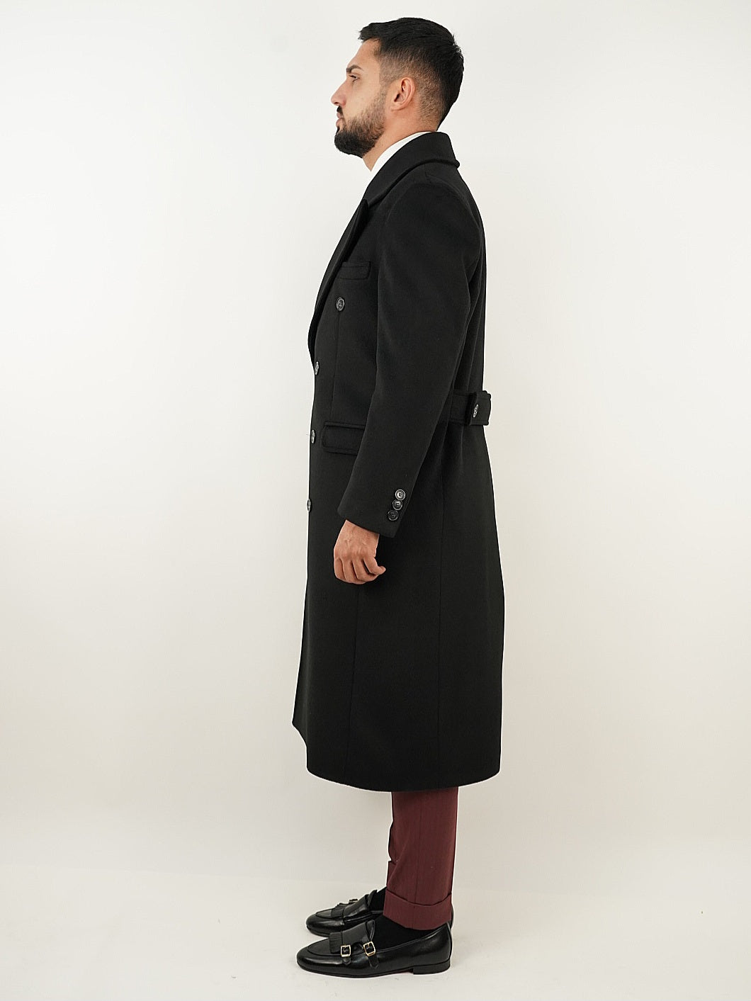 Cappotto Raglan Nero
