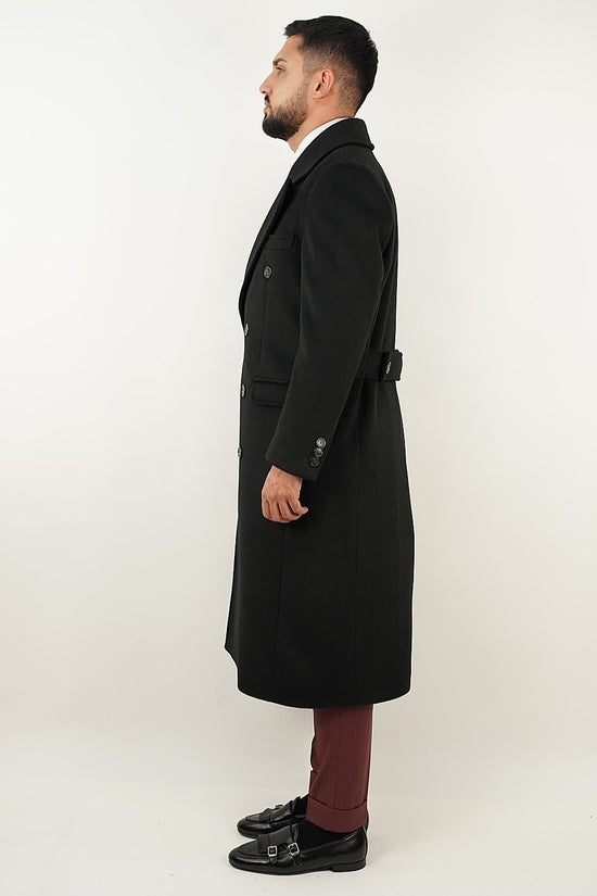 Cappotto Raglan Nero