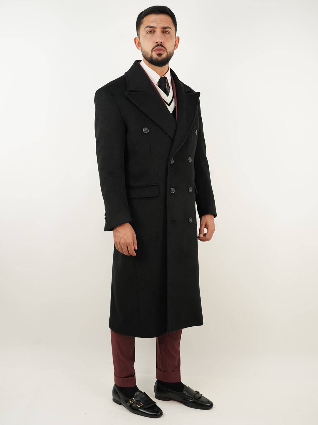 Cappotto Raglan Nero