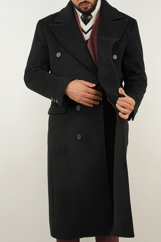 Cappotto Raglan Nero