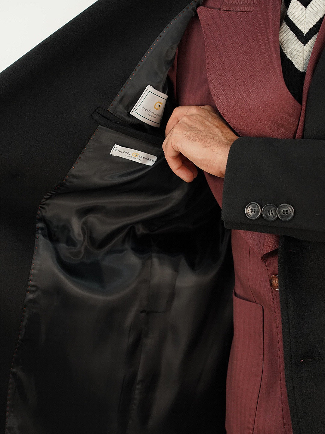 Cappotto Raglan Nero
