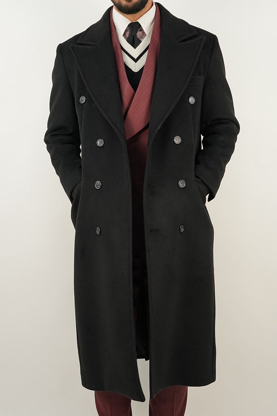 Cappotto Raglan Nero
