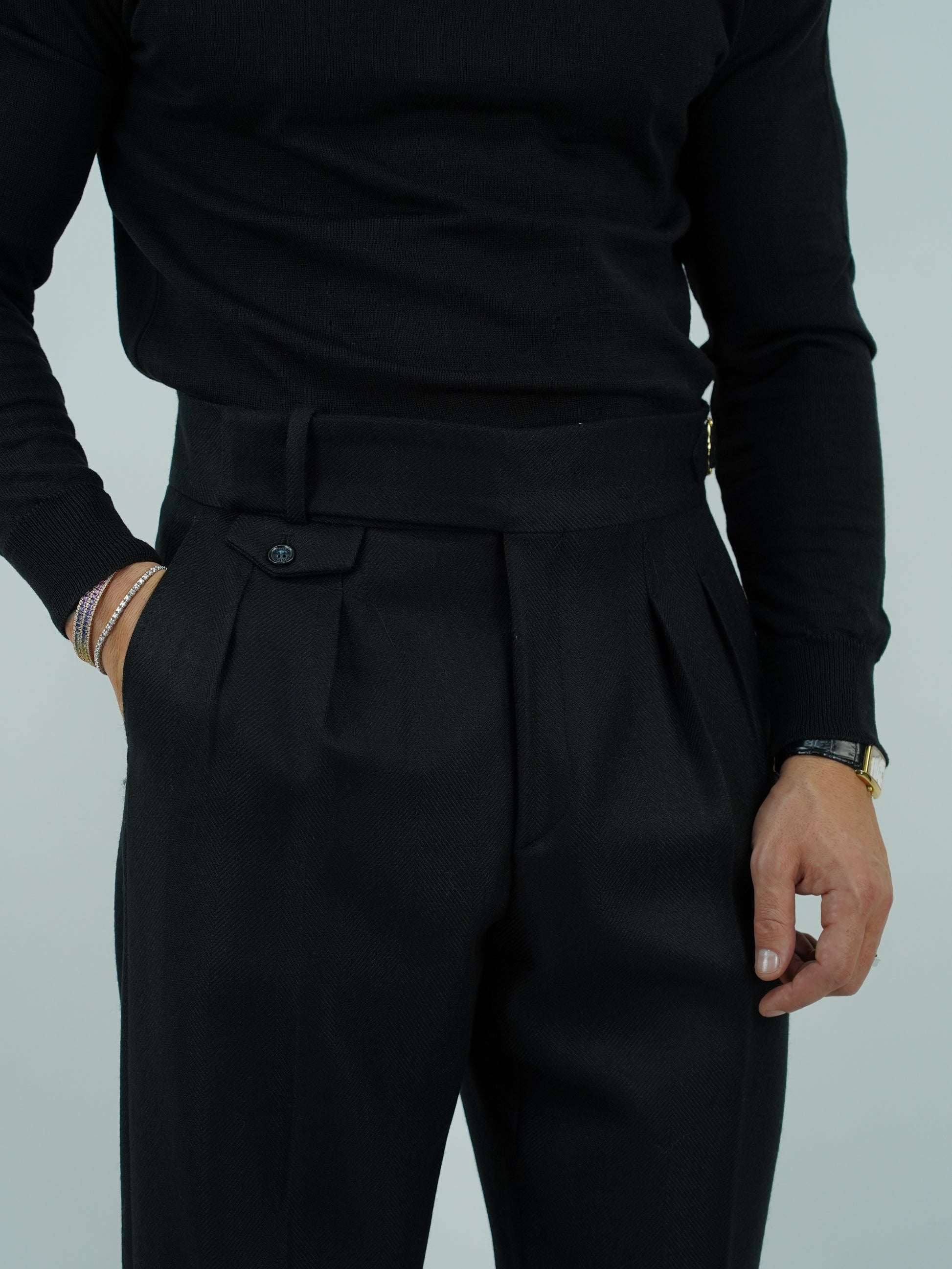 Gurkha elegant spigato nero