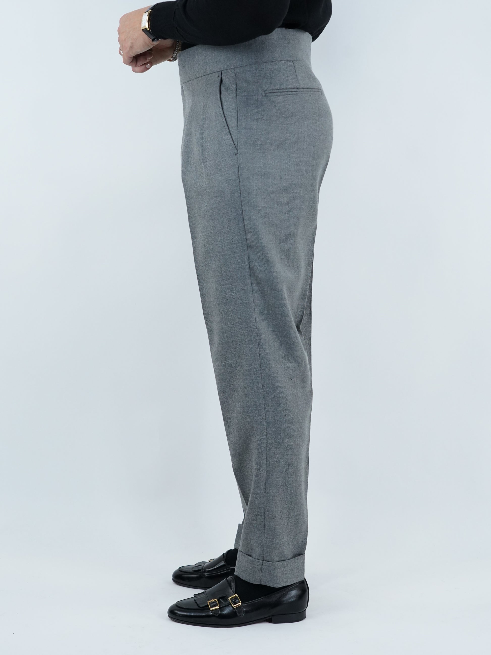 Gurkha cenere diagonale con fibbia laterale regolabile