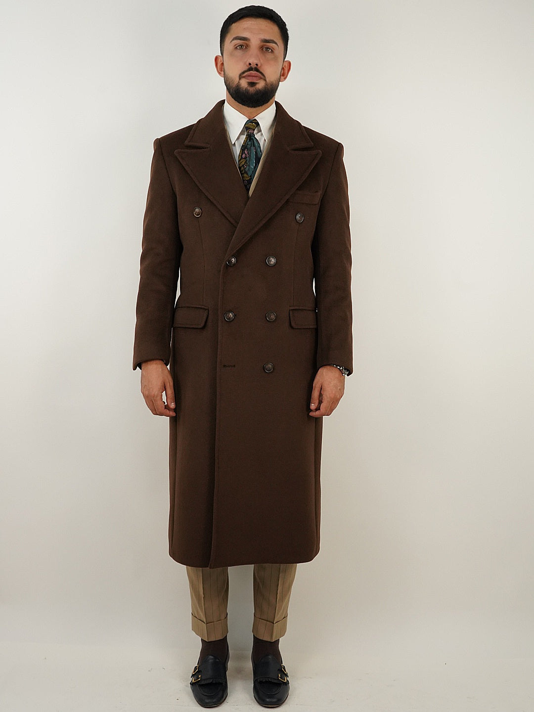 Cappotto Raglan Testa di moro