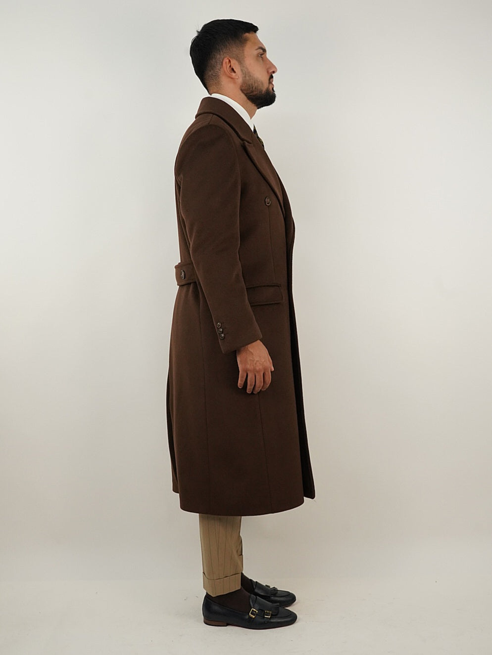 Cappotto Raglan Testa di moro