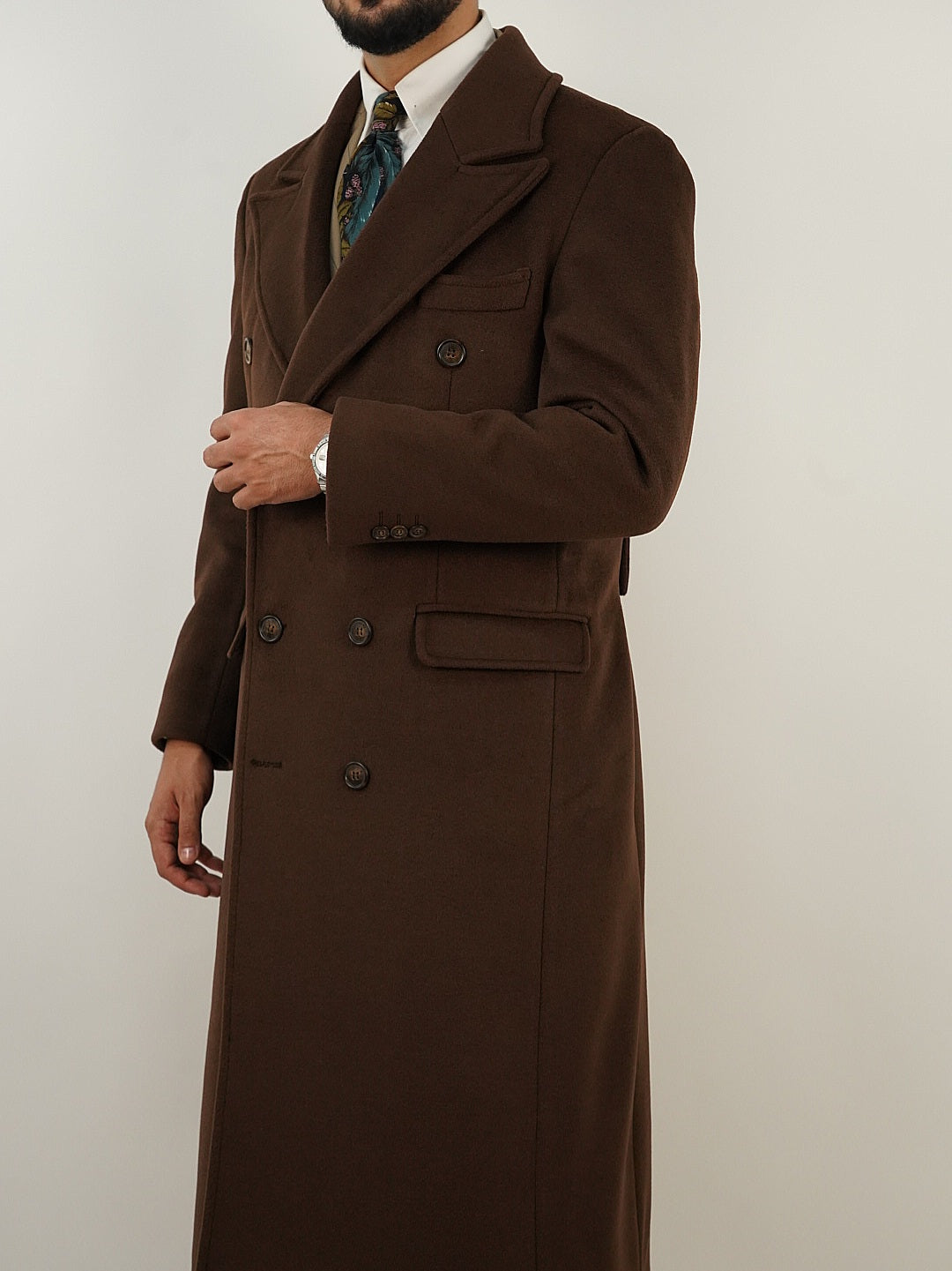 Cappotto Raglan Testa di moro