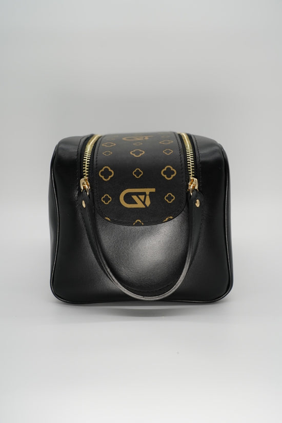 Beauty case monogram nero