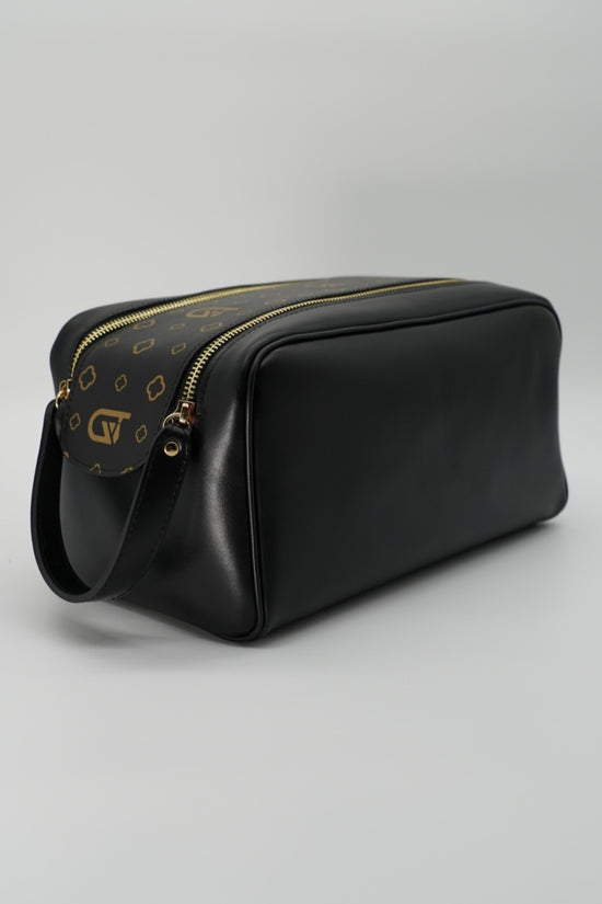 Beauty case monogram nero