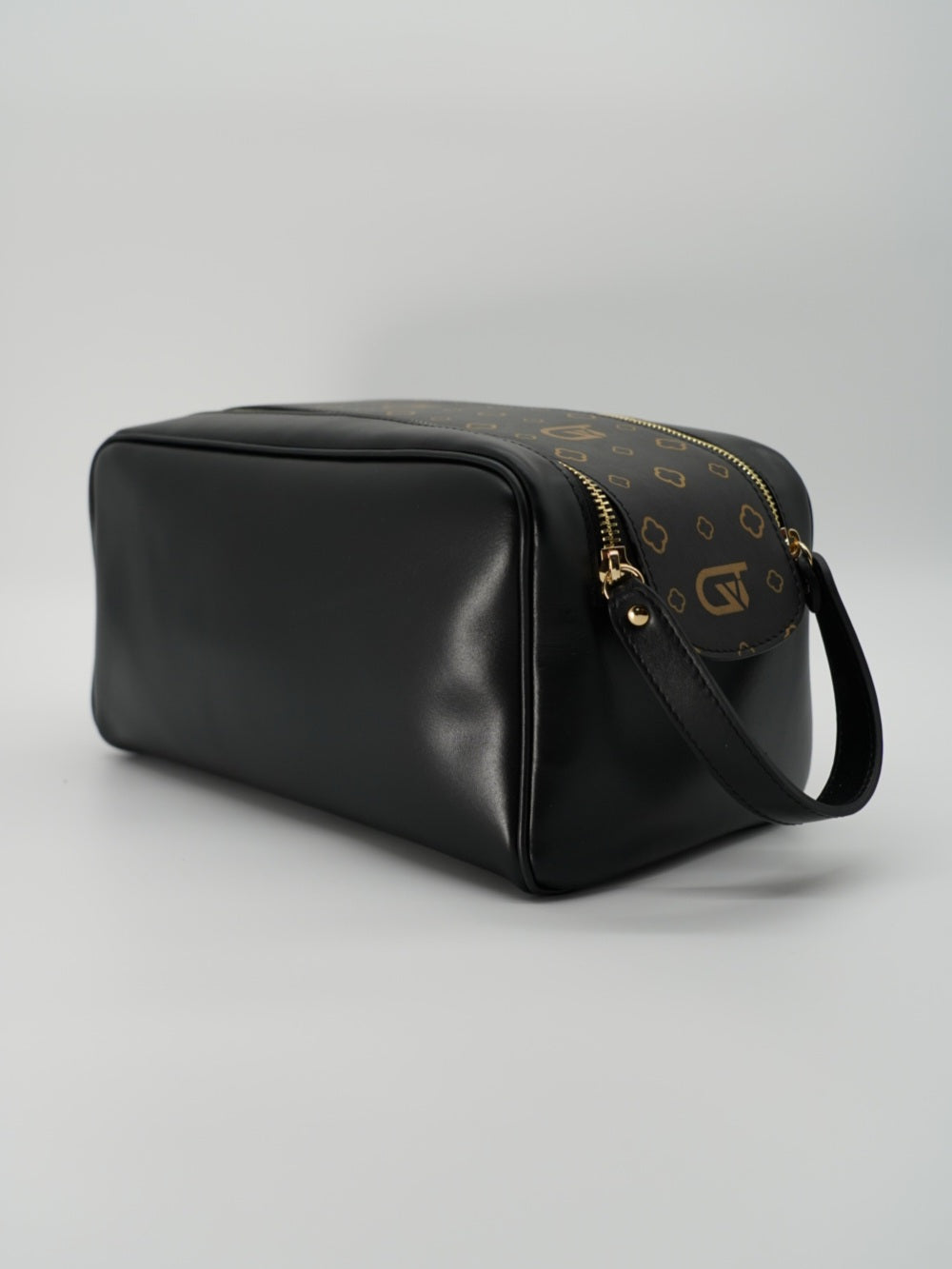 Beauty case monogram nero