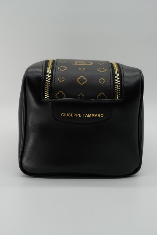 Beauty case monogram nero