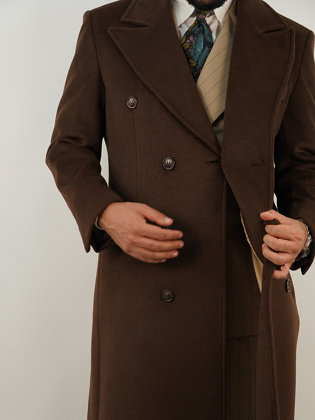 Cappotto Raglan Testa di moro