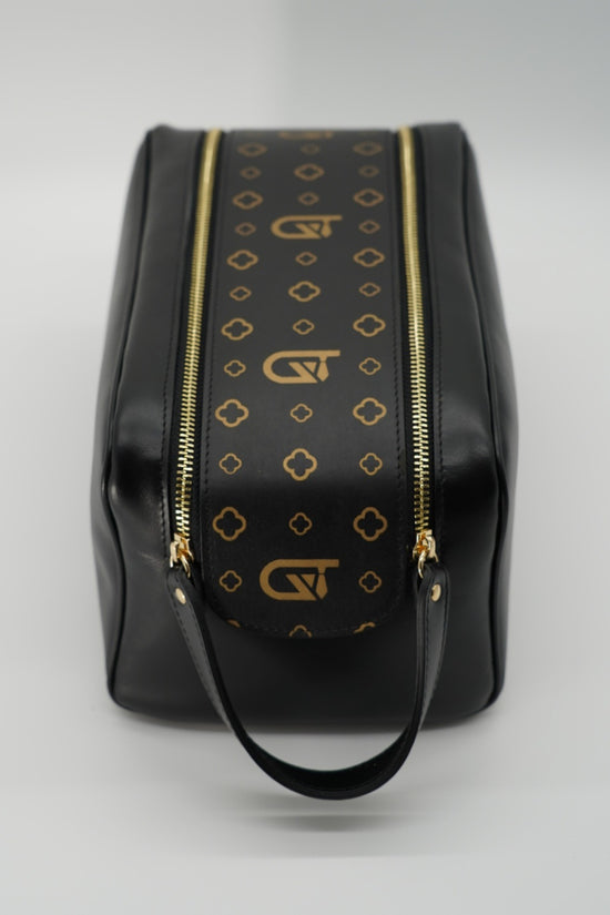 Beauty case monogram nero