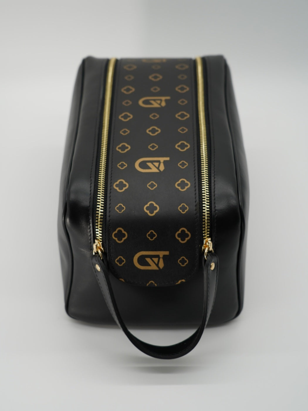 Beauty case monogram nero