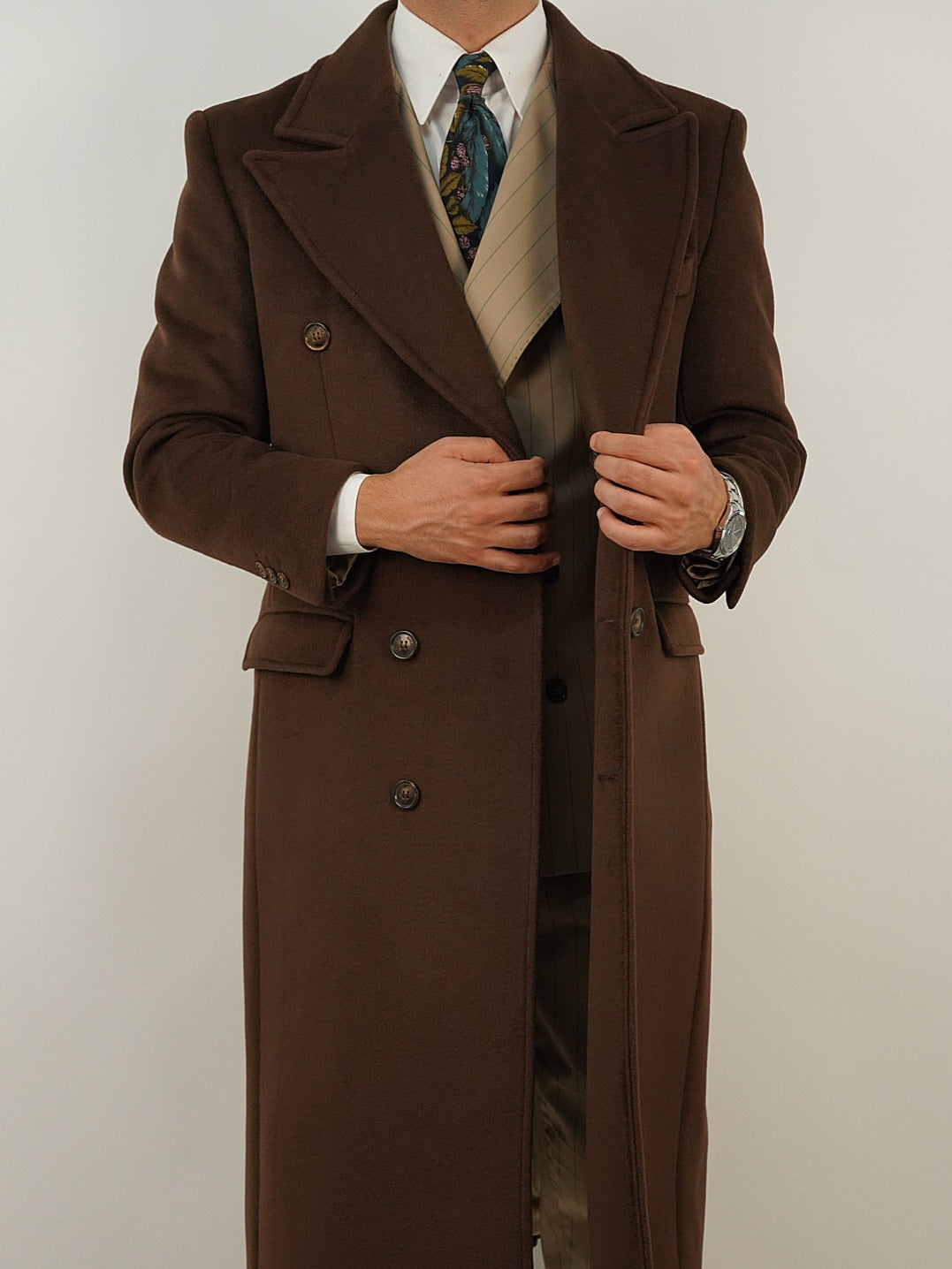 Cappotto Raglan Testa di moro
