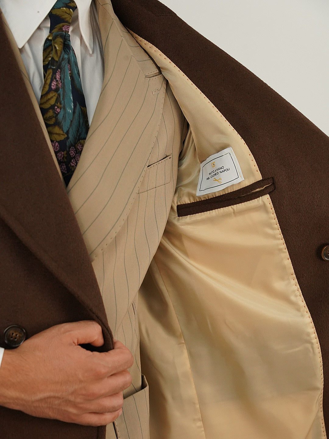 Cappotto Raglan Testa di moro