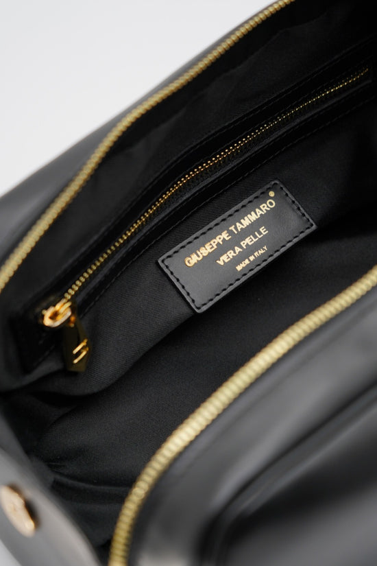 Beauty case monogram nero