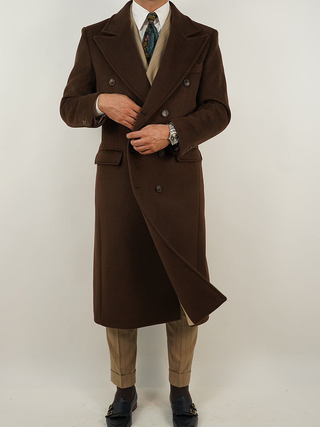 Cappotto Raglan Testa di moro