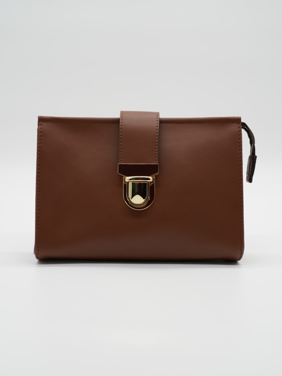 Pochette elegant cuoio