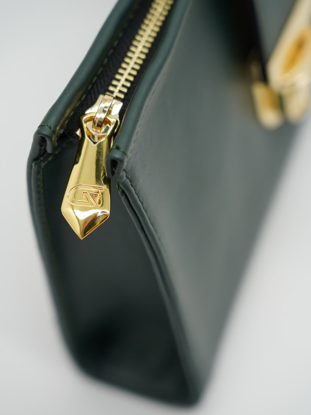 Pochette elegant verde