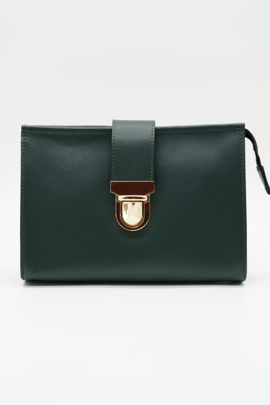 Pochette elegant verde