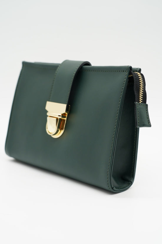 Pochette elegant verde