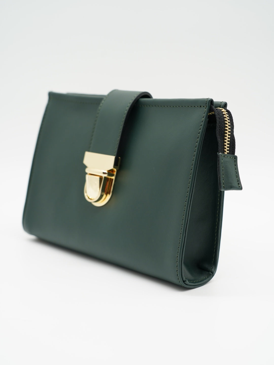 Pochette elegant verde