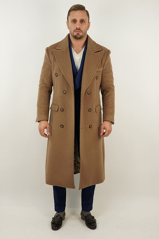 Cappotto Raglan Cammello