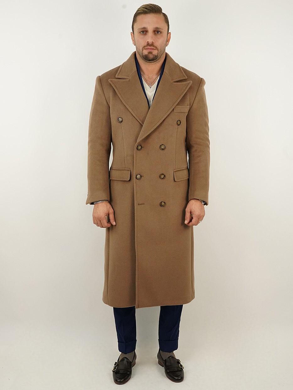 Cappotto Raglan Cammello