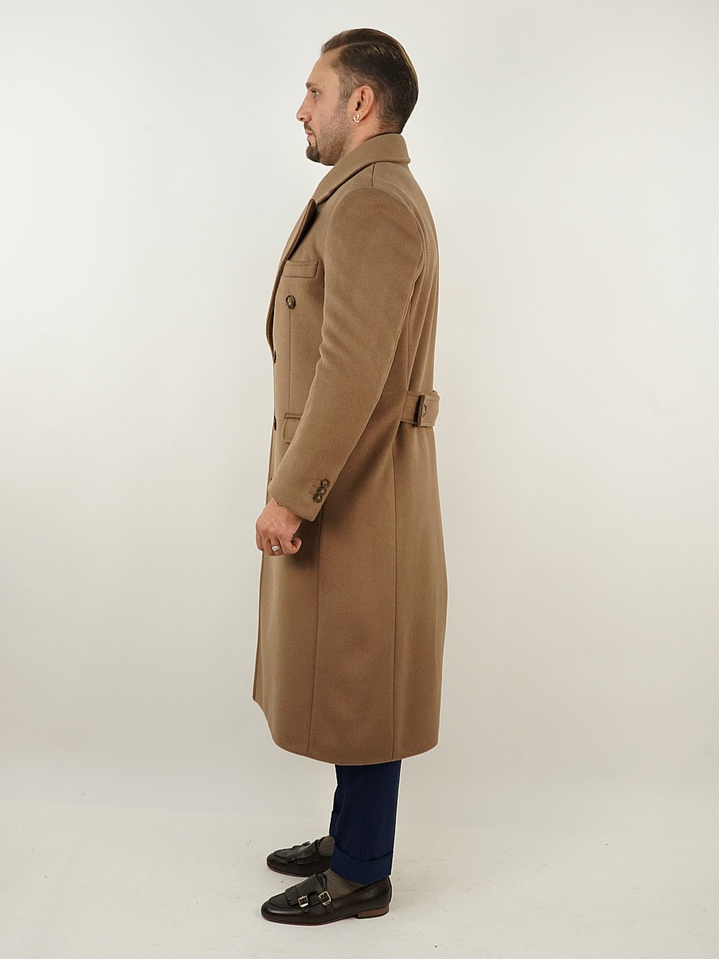 Cappotto Raglan Cammello