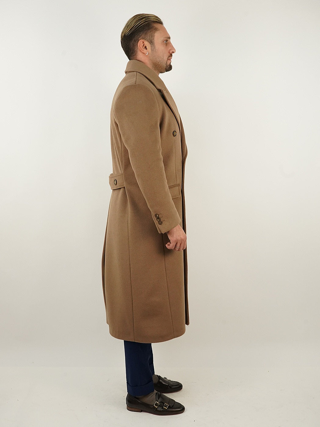 Cappotto Raglan Cammello