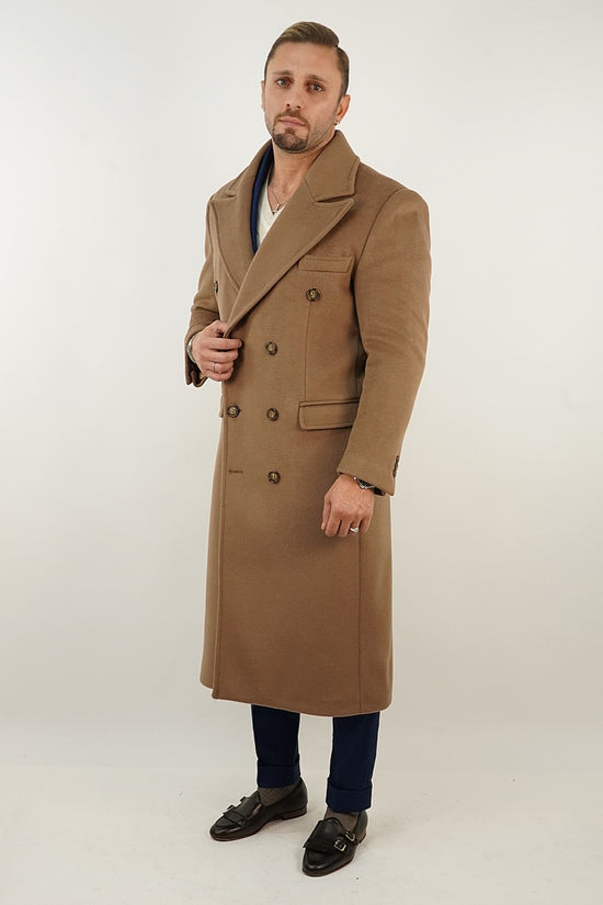 Cappotto Raglan Cammello