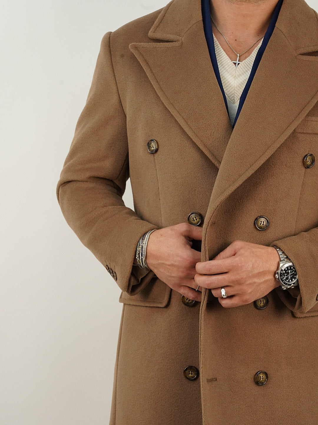 Cappotto Raglan Cammello