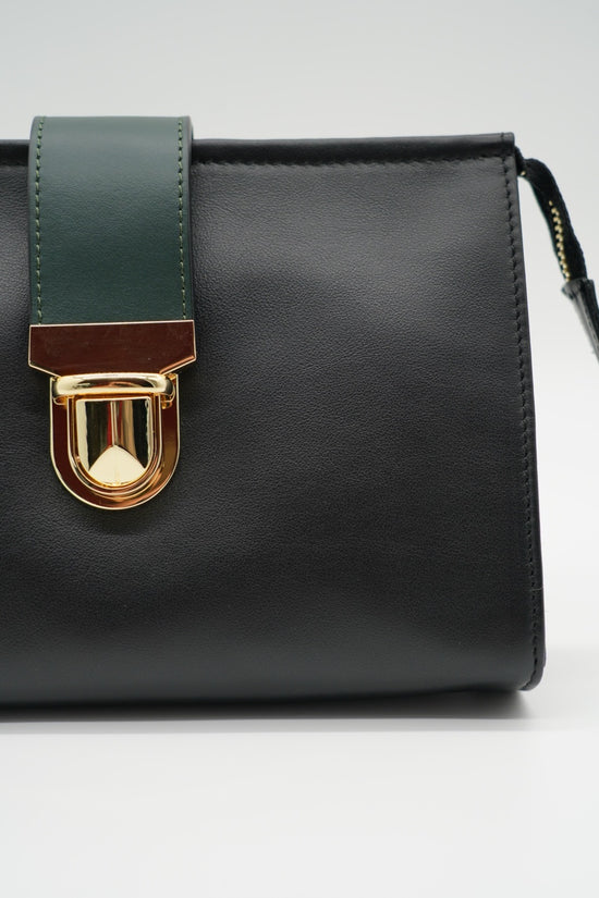 Pochette double color nera