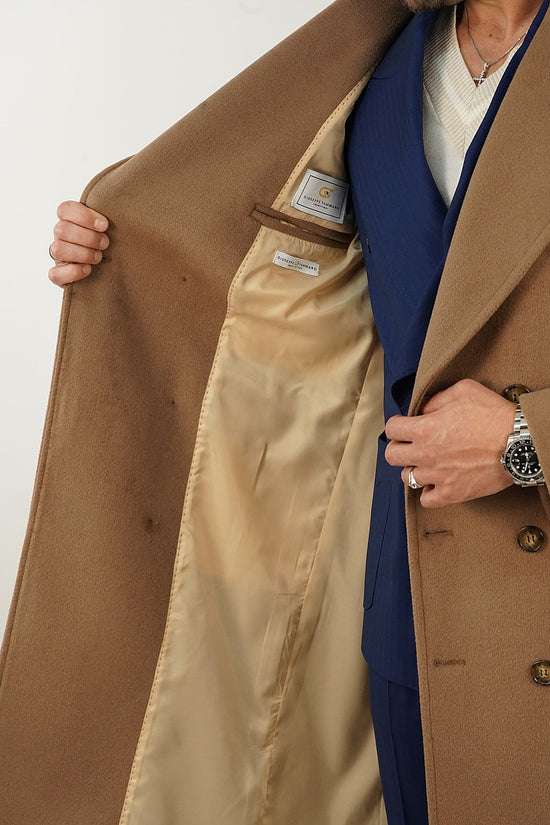 Cappotto Raglan Cammello
