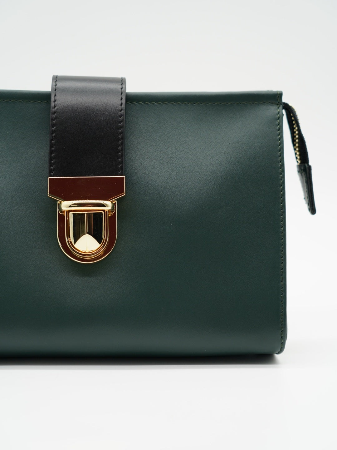 Pochette double color verde